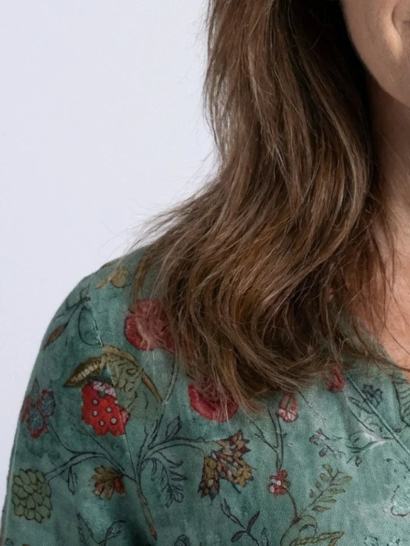 Giselle | Floral Print Maxi Dress view 4