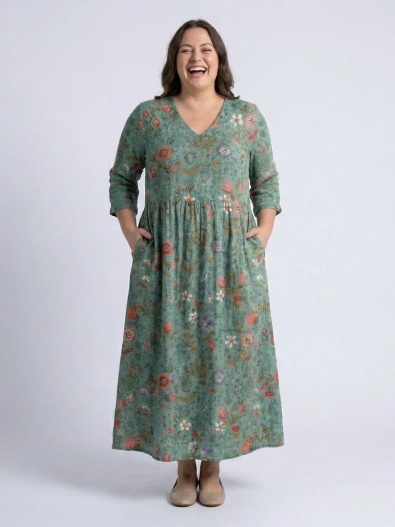 Giselle | Floral Print Maxi Dress view 5