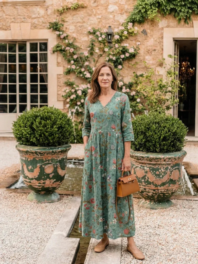 Giselle | Floral Print Maxi Dress view 7
