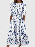 Callista | Floral Print Midi Dress