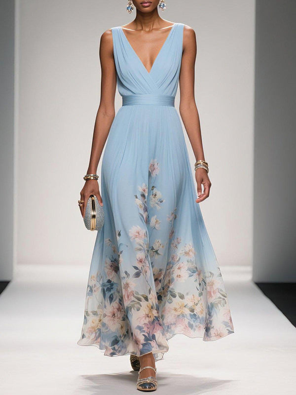 Hesper | Floral A-Line Wedding Guest Dress