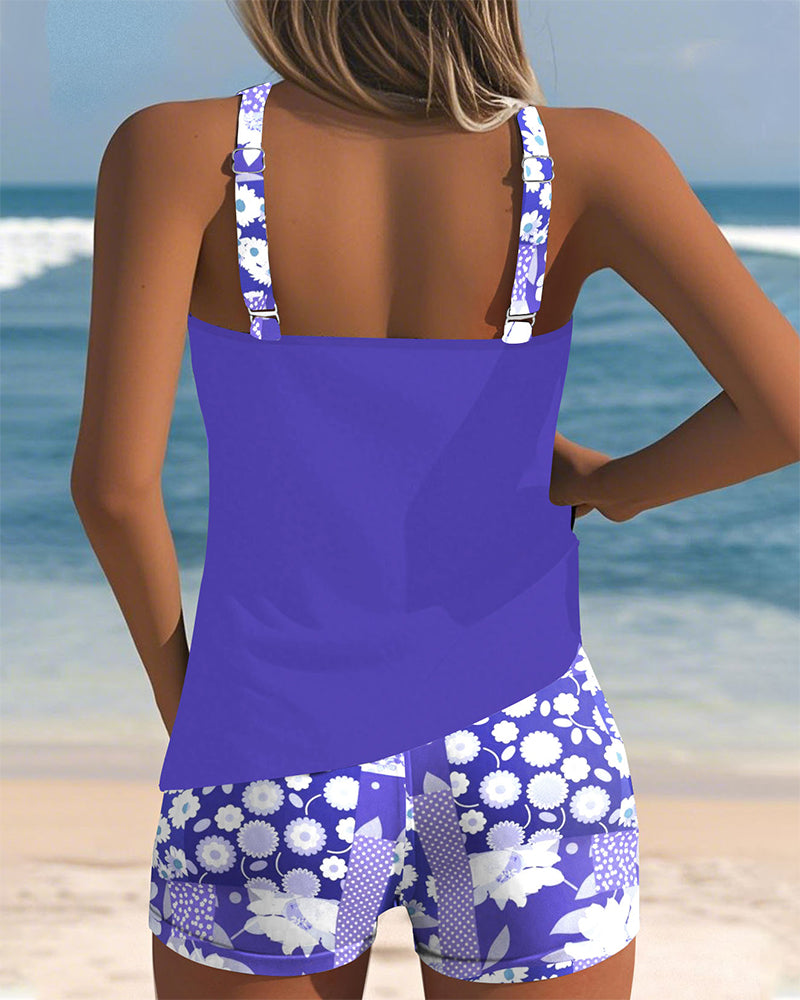 Miranda | Floral Two-Piece Swimsuit view 4