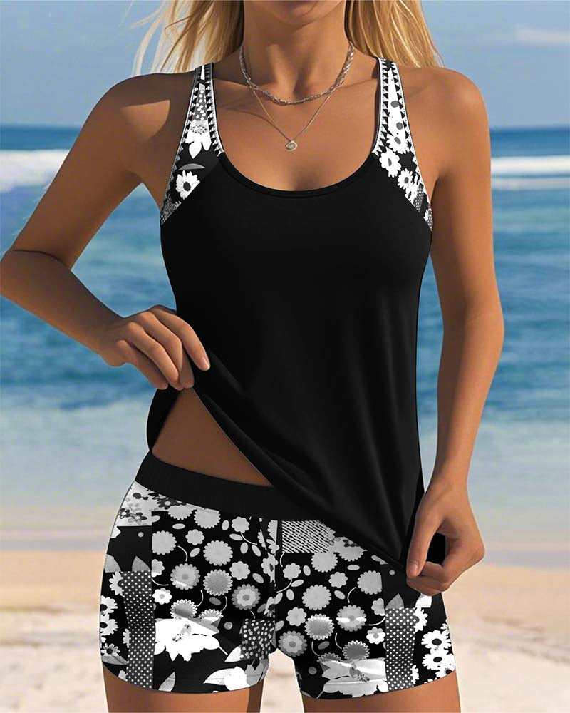 Miranda | Floral Two-Piece Swimsuit view 5