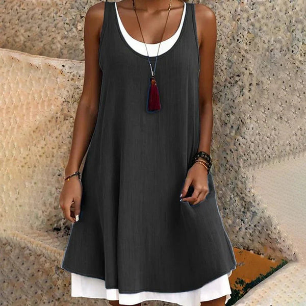 Florence | Women's Flowing Layered Mini Dress