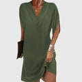 Fiona | Women's Flowy V-Neck Maxi Dress | Elegant Plus Size Summer Dress