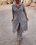Stella | Women's Geometric Print Two-Piece Set