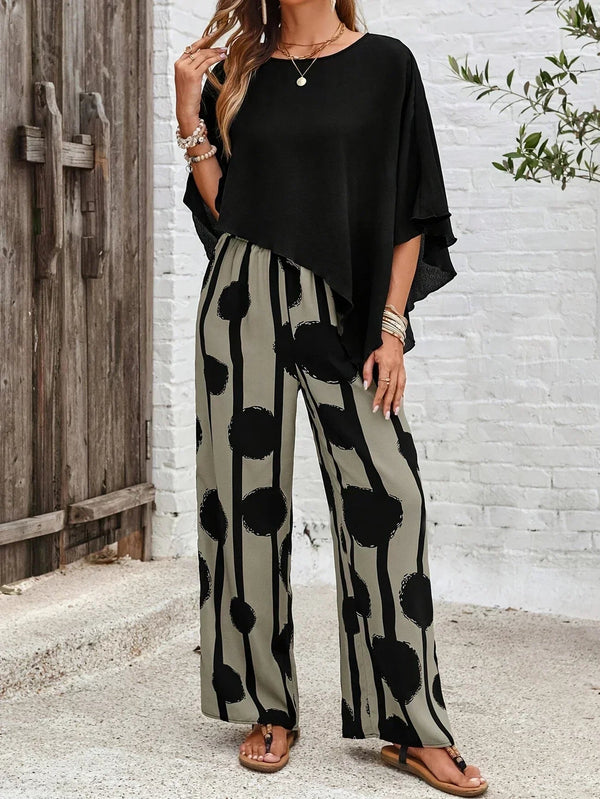 Danielle | Graphic Print Two-Piece Set