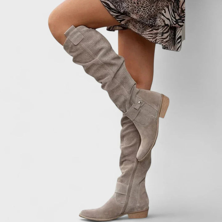 Women's Handcrafted Leather Orthopedic Boots | Vintage Ankle Shoes with Pointed Toe 0
