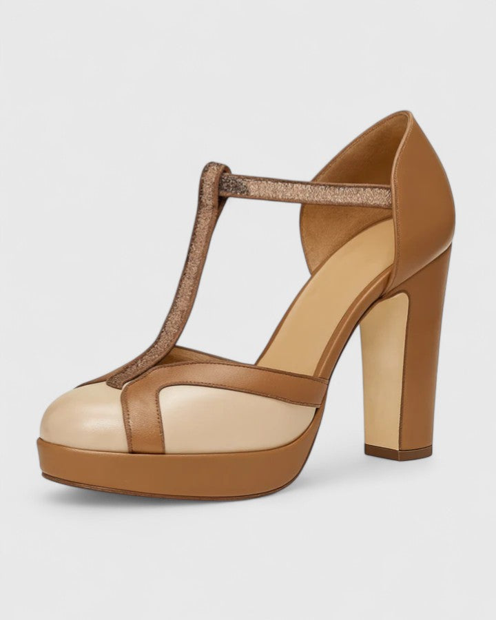 Xochitl | Vintage T-Strap Heels