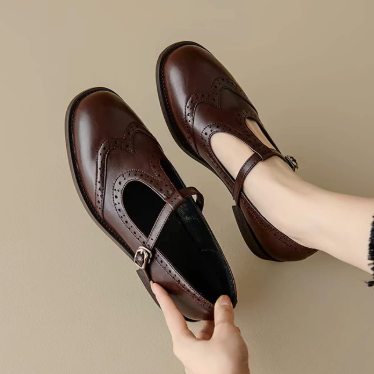 Women's Leather Mary Jane Shoes | Comfortable Supportive Everyday Footwear 0