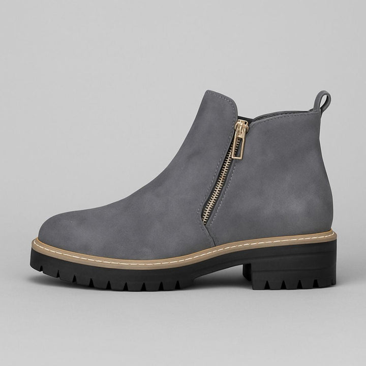 Women's Leather Orthopedic Boots | Comfortable Side-Zip Design for All-Day Wear 0
