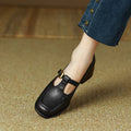 Gemma | Leather T-Strap Mary Janes