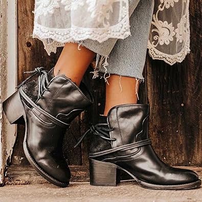 Hazel | Women's Leather Western Ankle Boots view 2