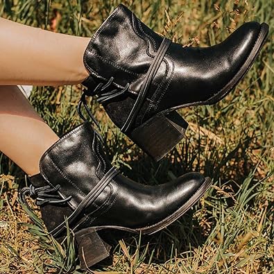 Hazel | Women's Leather Western Ankle Boots view 4