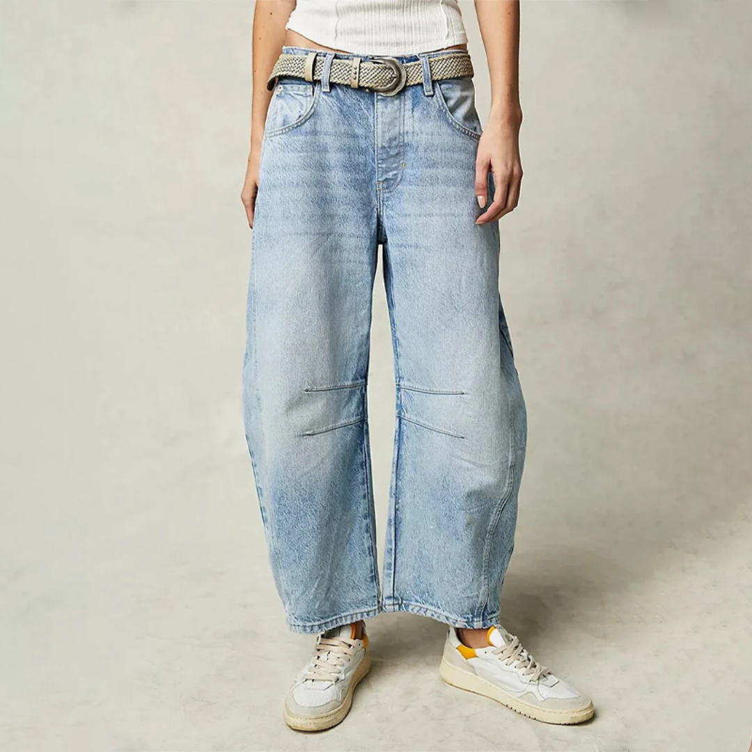 Erin | High-Waist Relaxed Fit Barrel Jean
