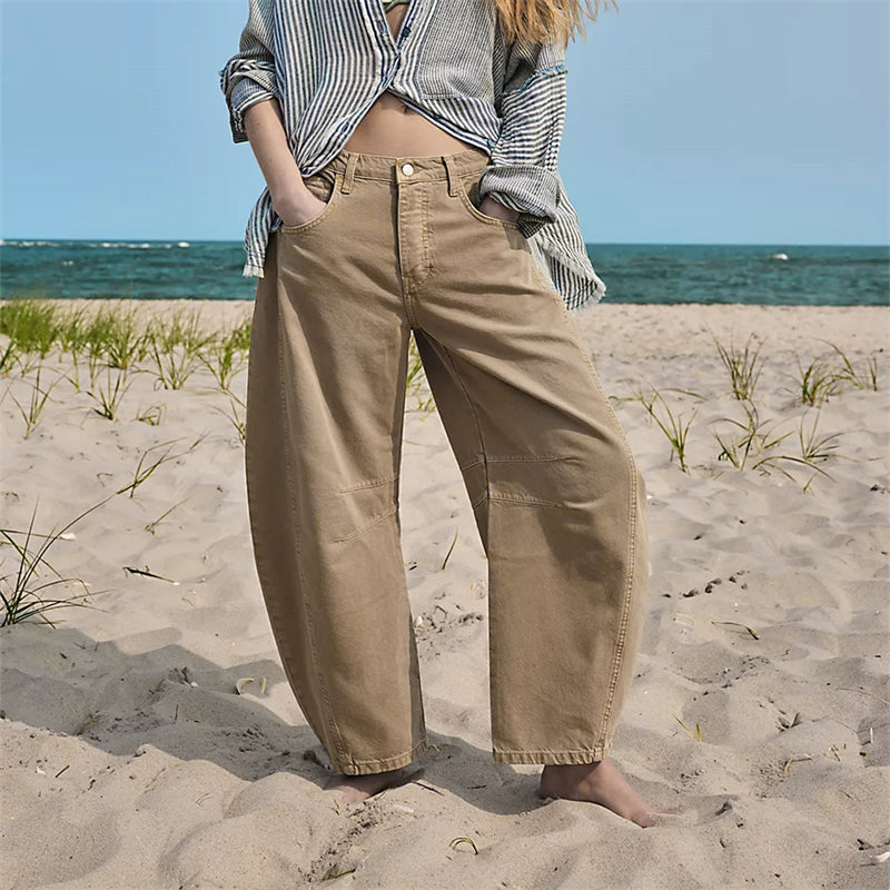 Erin | High-Waist Relaxed Fit Barrel Jean view 6