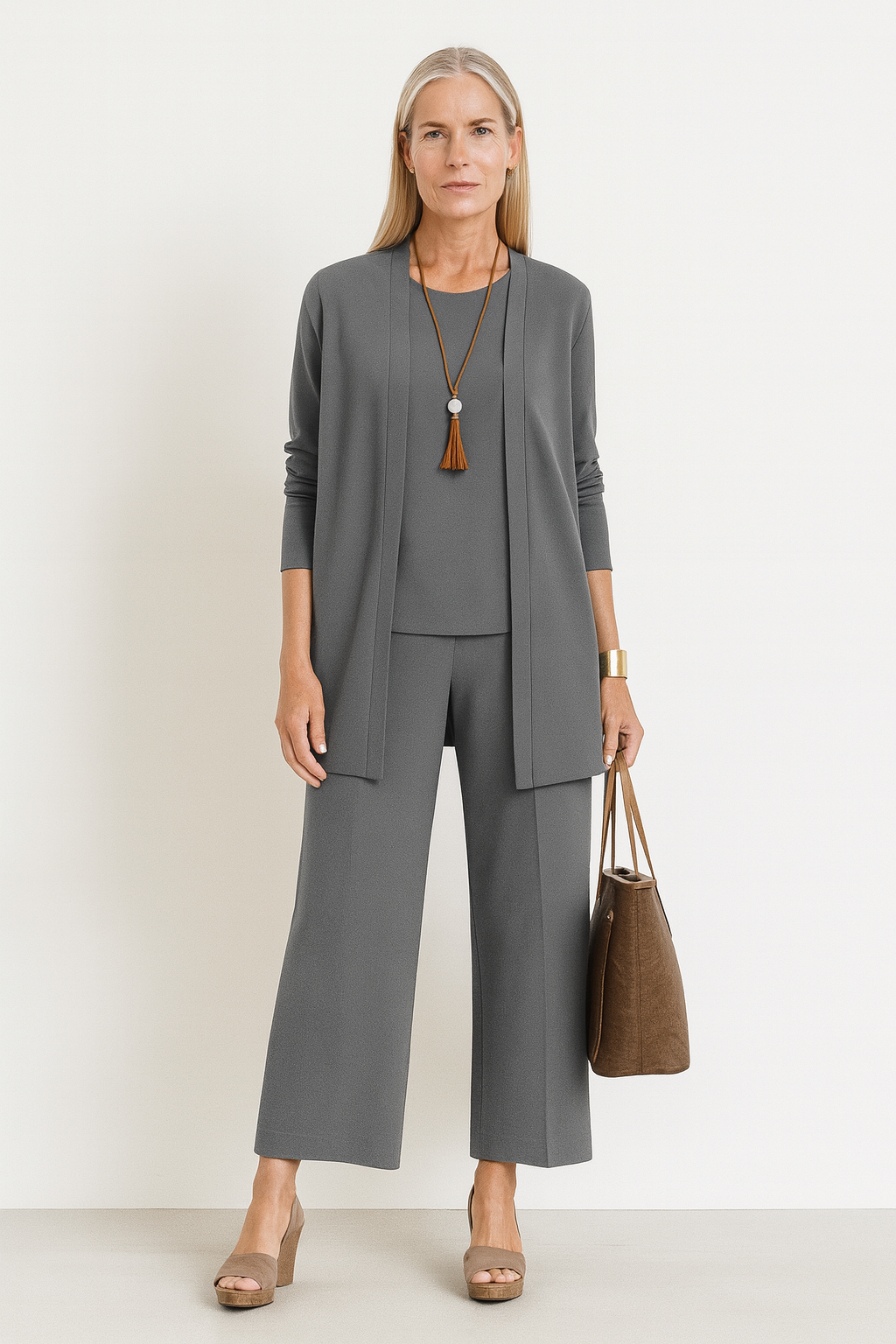 Elena |Women's Lightweight 3-Piece Set | Elegant Plus Size Outfit for All Seasons