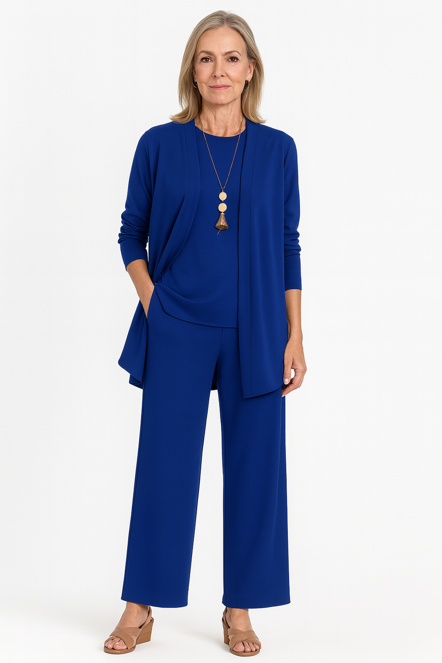 Elena |Women's Lightweight 3-Piece Set | Elegant Plus Size Outfit for All Seasons view 7