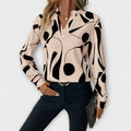 Edwina | Lightweight Abstract Pattern Blouse