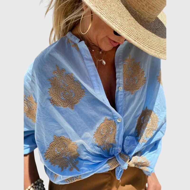 Elise | Women's Lightweight Airy Blouse view 2