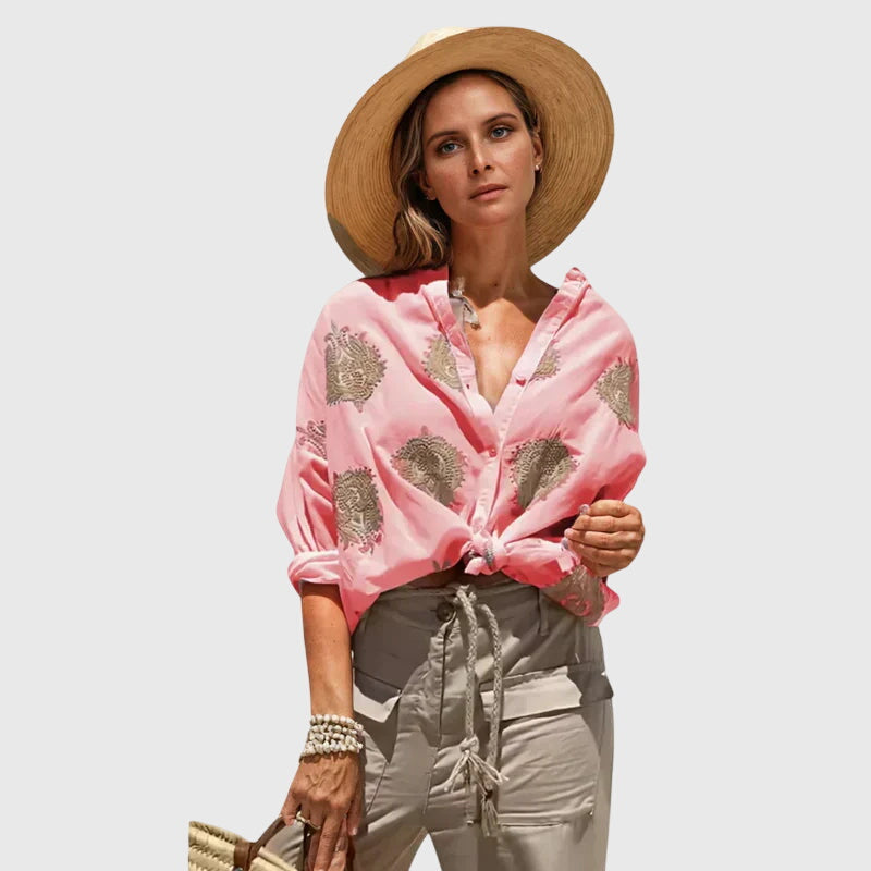 Elise | Women's Lightweight Airy Blouse view 4