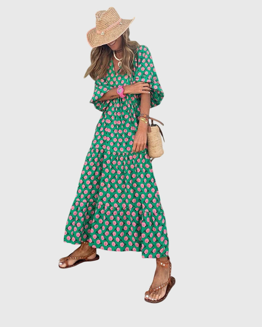 Ashleigh |  Lightweight Bohemian Maxi Dress view 3