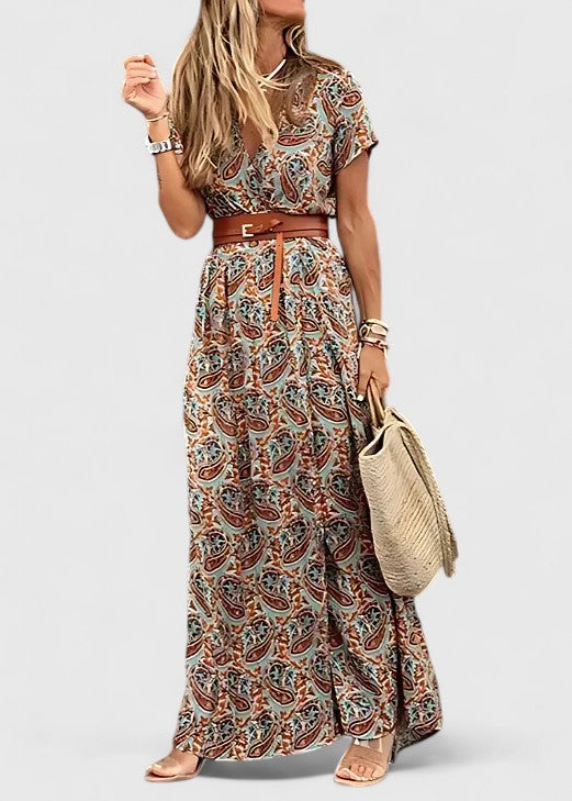 Beverly |  Lightweight Bohemian Maxi Dress view 4