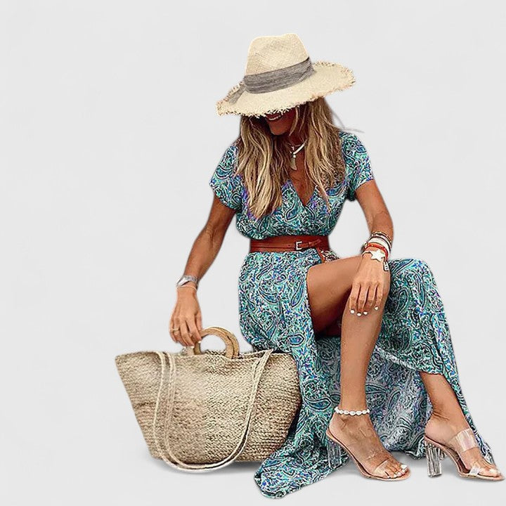 Beverly |  Lightweight Bohemian Maxi Dress view 6