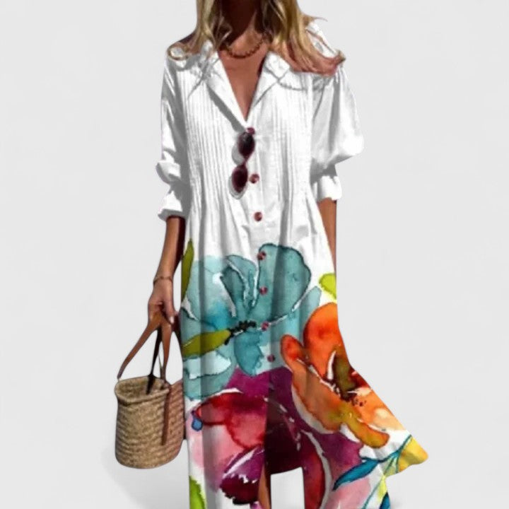 Esperanza | Boho Vibrant Maxi Dress