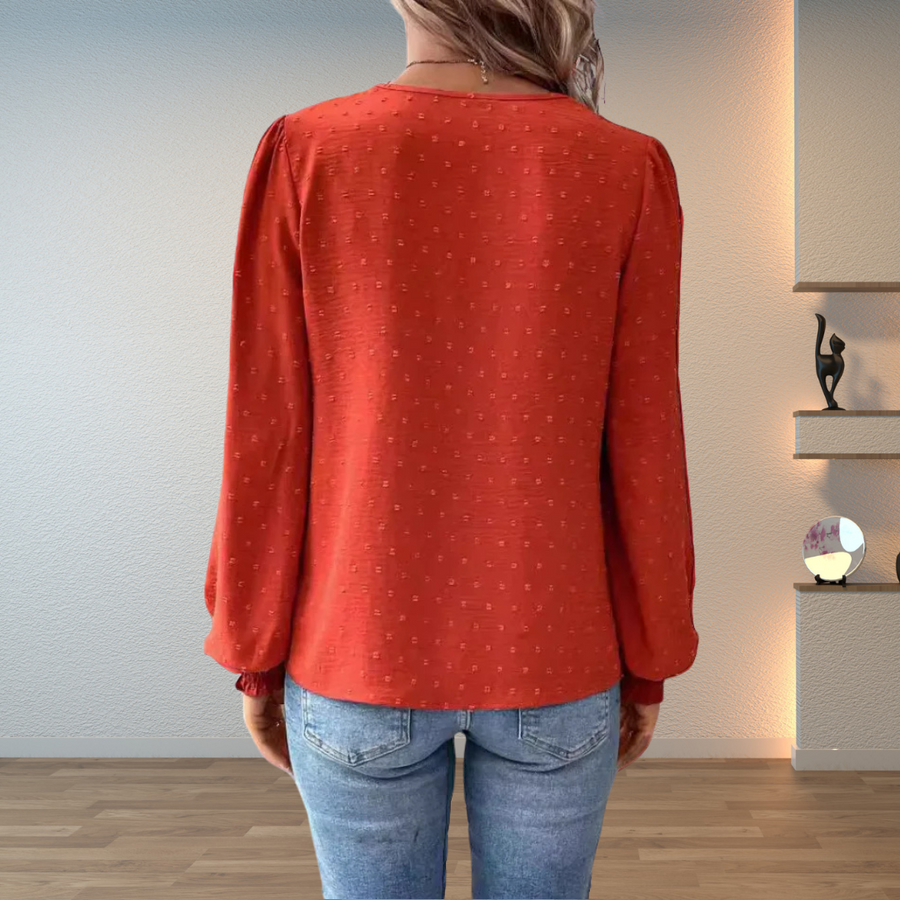 Fallon | Women's Lightweight Breathable Blouse view 2