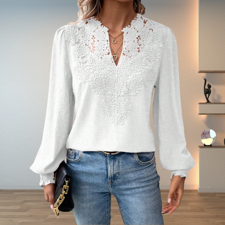 Fallon | Women's Lightweight Breathable Blouse view 3