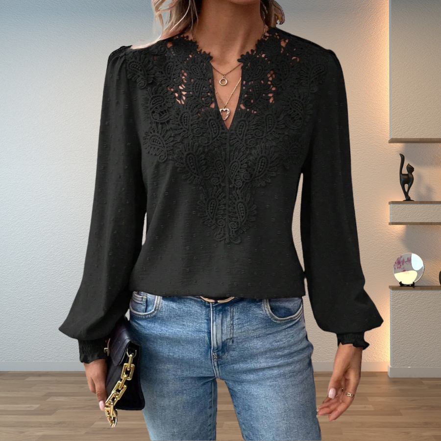 Fallon | Women's Lightweight Breathable Blouse view 5