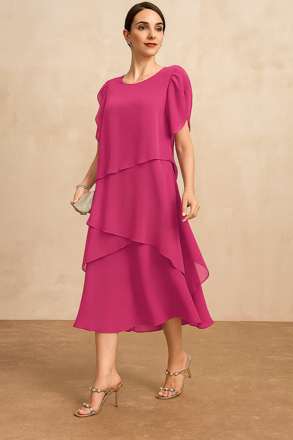 Simone | Lightweight Chiffon Maxi Dress