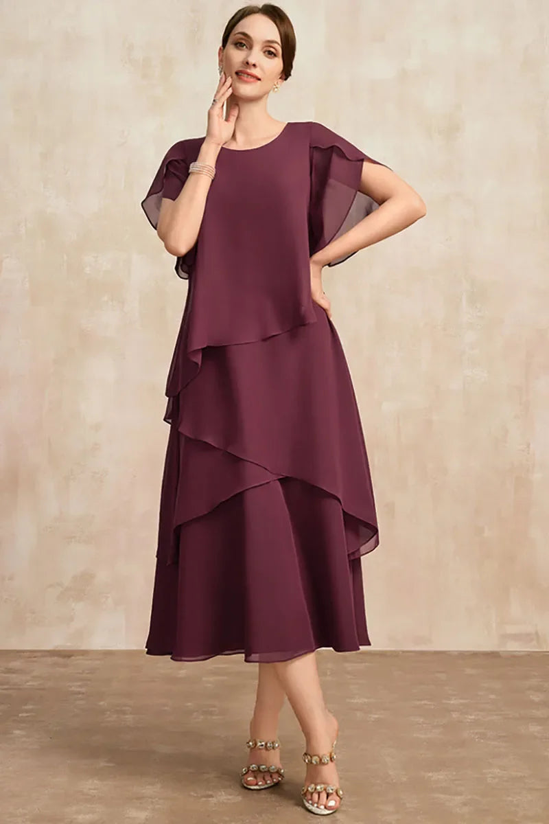 Simone | Lightweight Chiffon Maxi Dress view 3