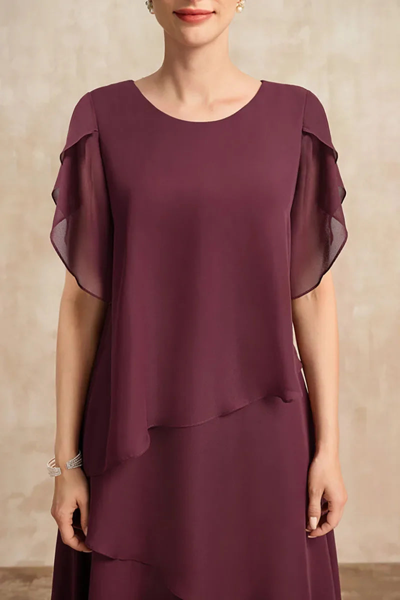 Simone | Lightweight Chiffon Maxi Dress view 6