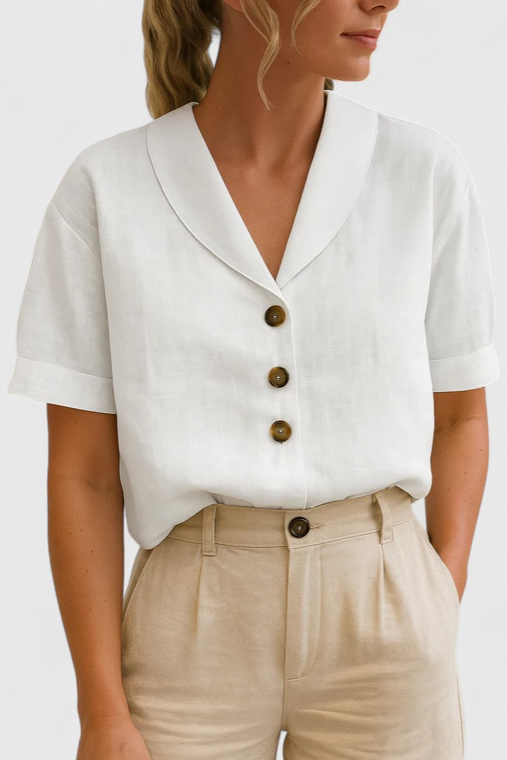 Ashby | Lightweight Cotton Blouse view 4