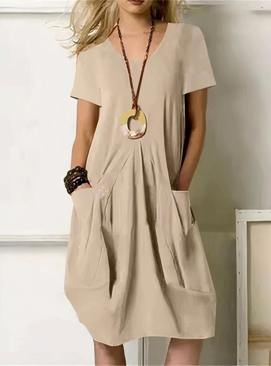 Carissa | Lightweight Cotton Maxi Dress view 3
