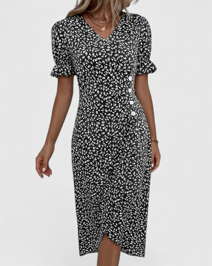 Eni | Women's Lightweight Cotton Summer Dress | Airy Comfortable Maxi Dress view 9