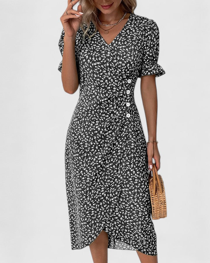 Eni | Women's Lightweight Cotton Summer Dress | Airy Comfortable Maxi Dress view 10