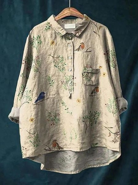 Lucille | Lightweight Floral Blouse view 5