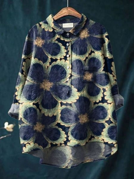 Lucille | Lightweight Floral Blouse view 7