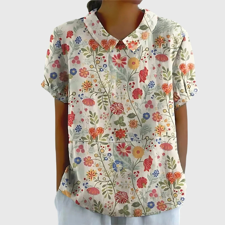 Sabina | Floral Lightweight Blouse view 12