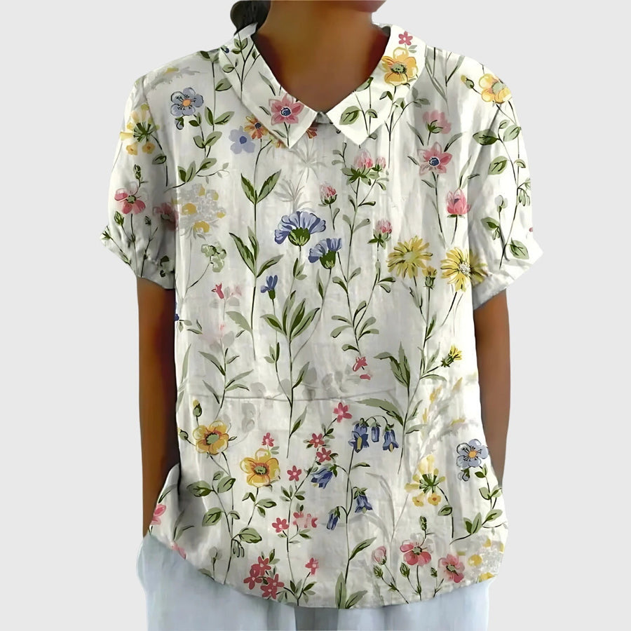 Sabina | Floral Lightweight Blouse view 4