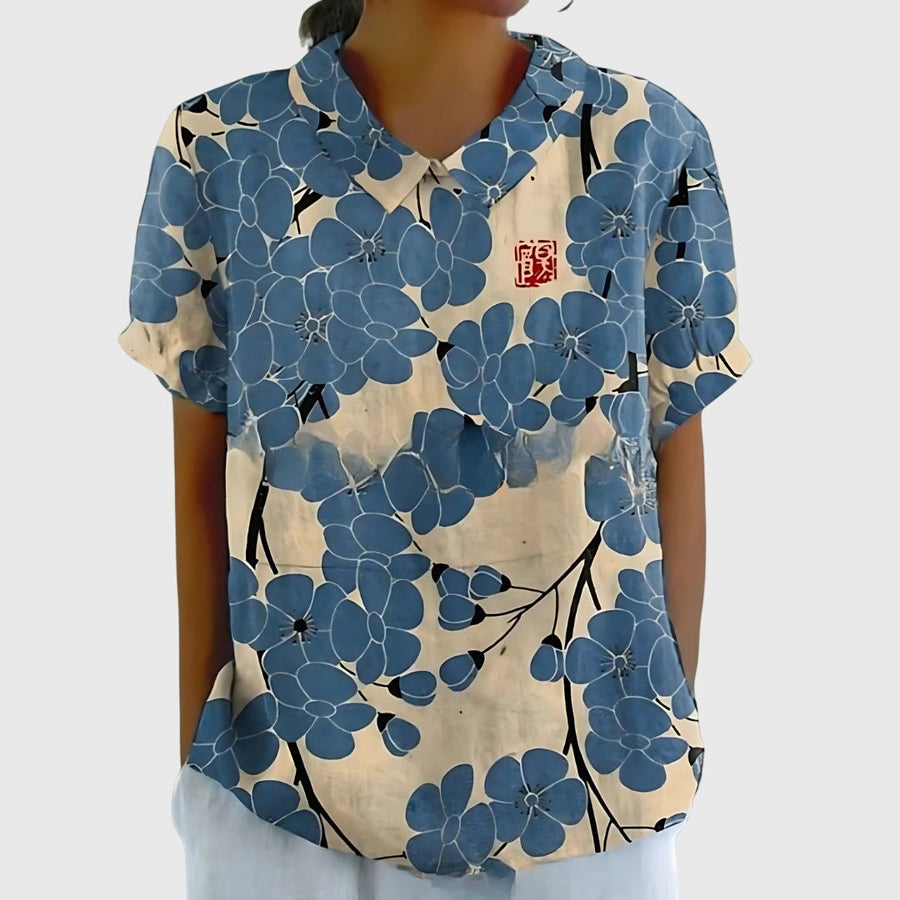 Sabina | Floral Lightweight Blouse view 5