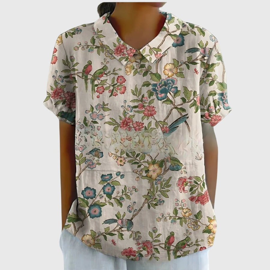 Sabina | Floral Lightweight Blouse view 7