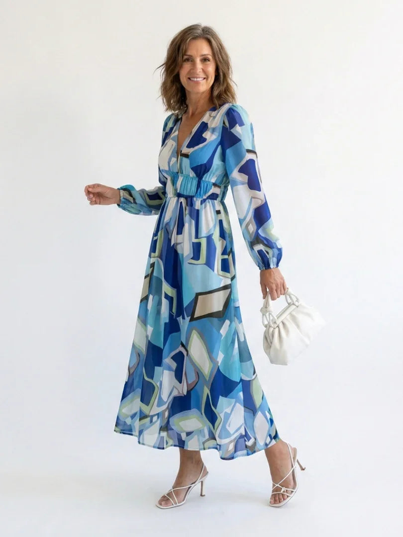 Linnea | Floral Long Sleeve Maxi Dress view 8