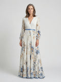 Wilhelmina | Elegant Floral Maxi Dress