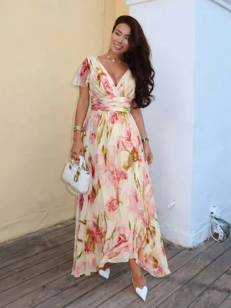 Bellamy | Floral Summer Maxi Dress view 6