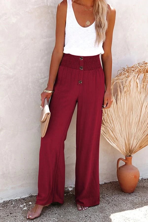 Marceline | Relaxed High-Waisted Trousers view 5