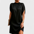 Alora | Elegant V-NeckMidi Dress